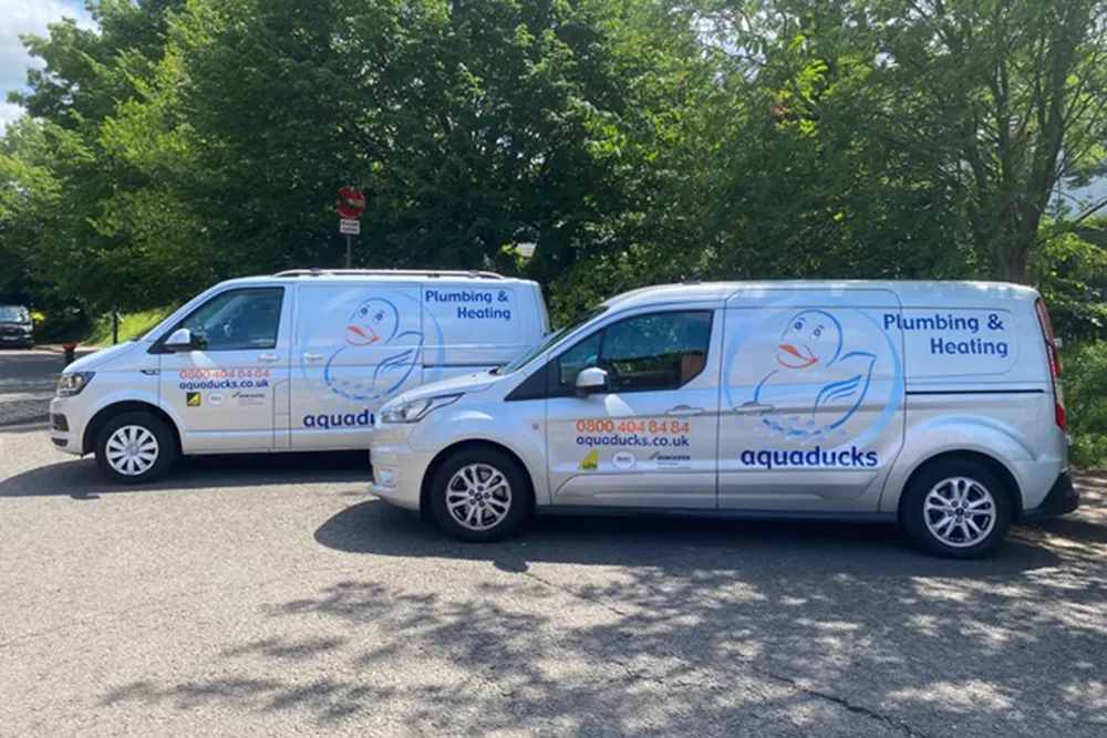 Aquaducks work vans